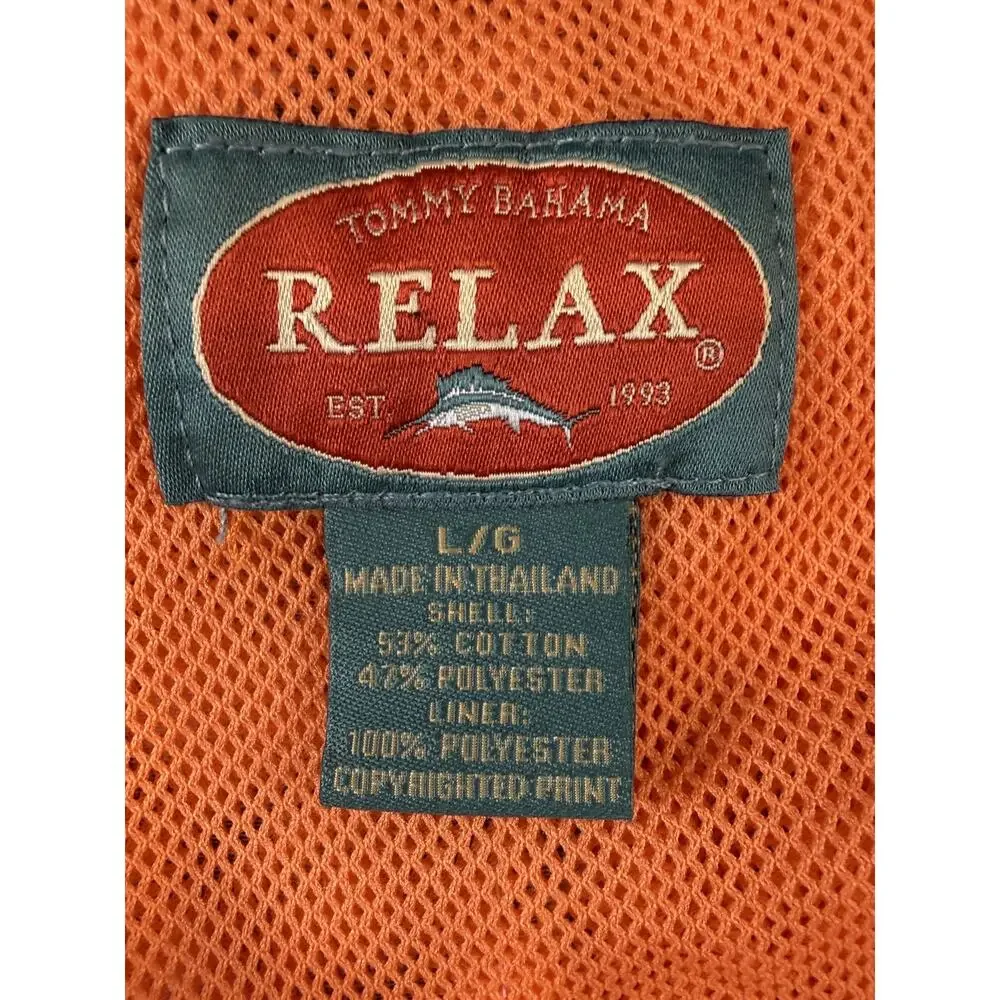Tommy Bahama Relax Mens Geometric Board Shorts Swim Trunks L Preppy Vacation